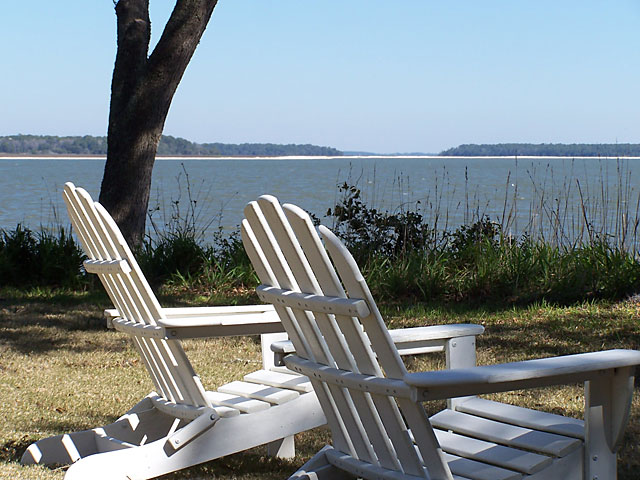 Chairs at Haig Point