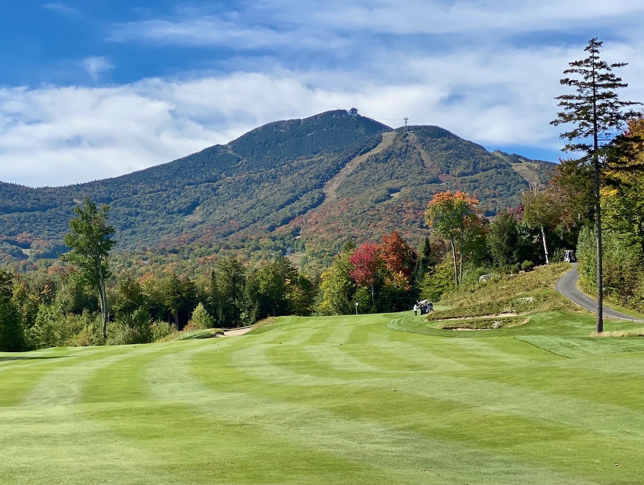 View of Jay Peak’s golf course